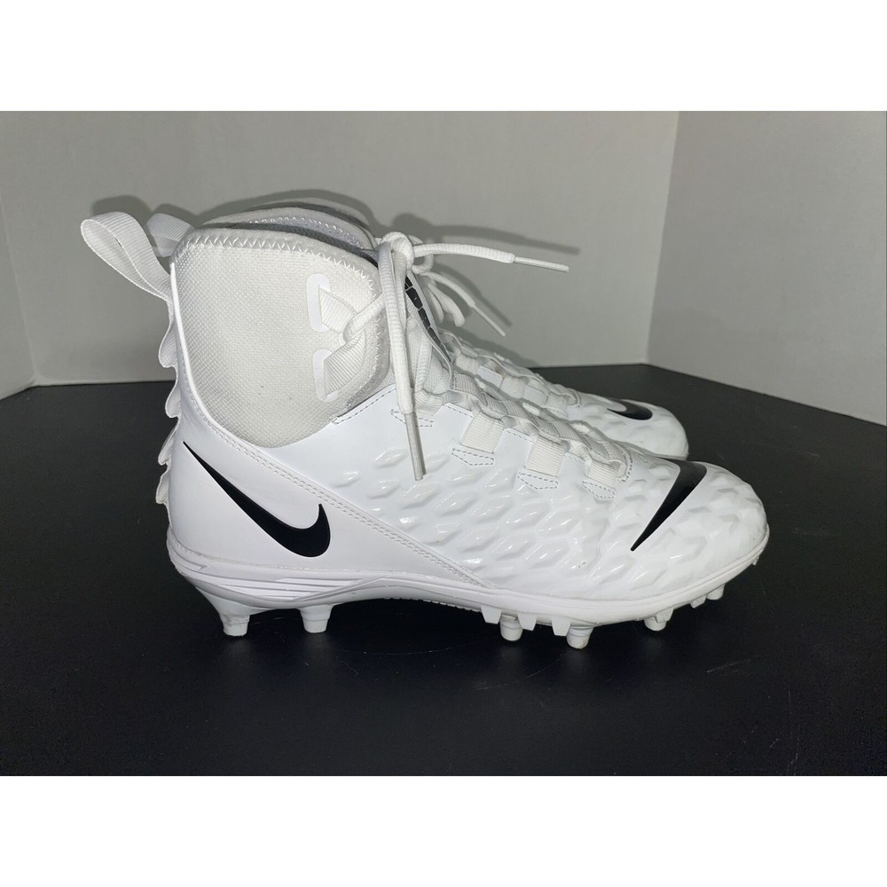 Nike Force Savage Varsity 2 White Size 10 AQ8155 Bn100 Football Cleats